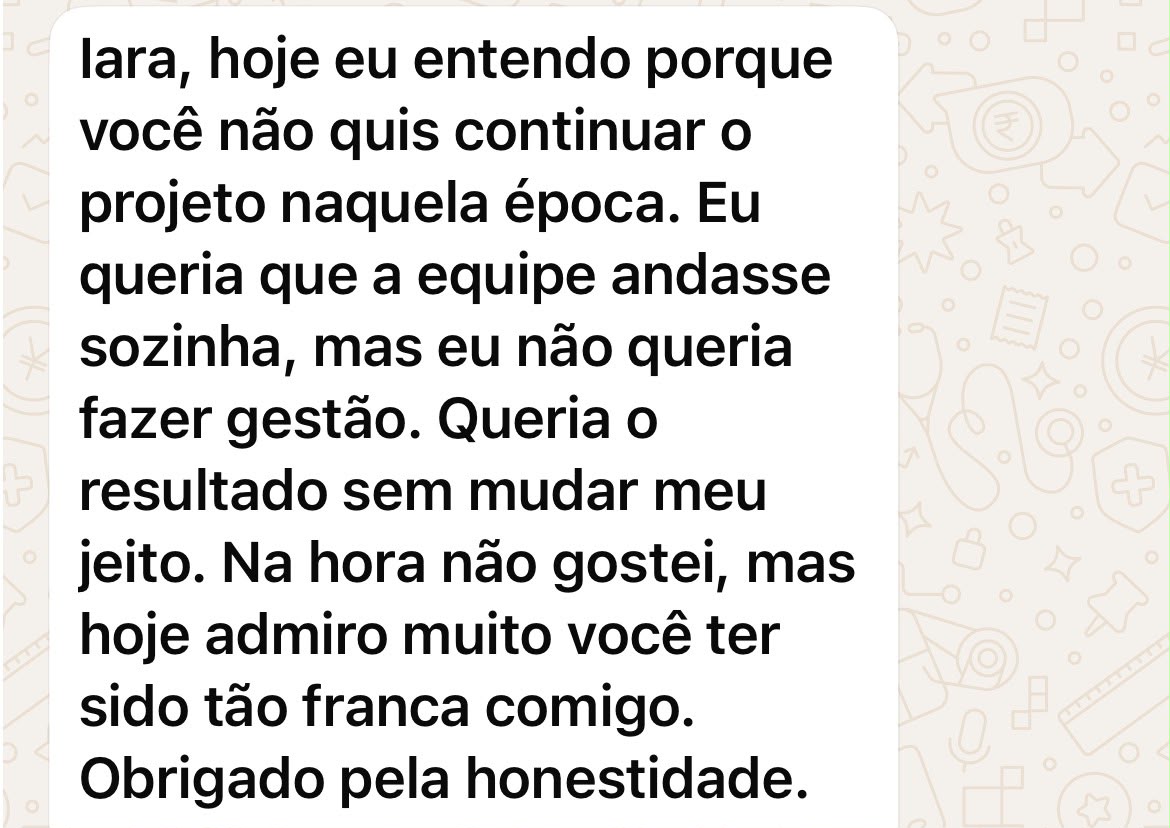 Depoimento real recebido por WhatsApp (2 de 14)